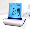 7 Colors Changing Table Clocks LCD Screen Push Alarm Clock