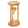 Wooden Sandglass Hourglass Timer Clock Decor